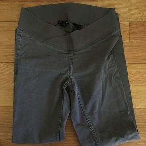 H & M Mama skinny gray maternity pants